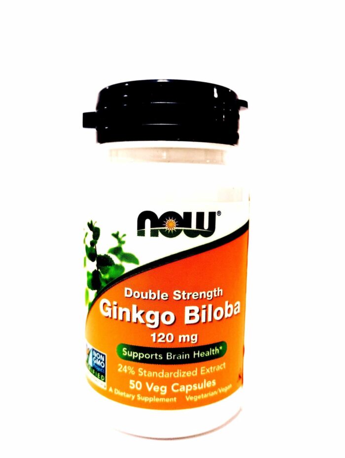 Ginkgo Biloba Double Strenght 120 mg - 50 Cápsulas – Now
